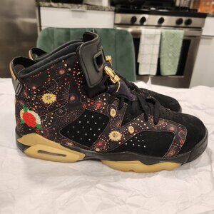 Air Jordan 6 Retro "Chinese New Year" 2018 Size 7Y 8.5 Women's No Box